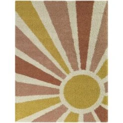 Helia Geometric Sun Shag Kids' Rug - Balta Rugs -Kids Furniture Shop GUEST d5ce3def 664c 49e0 96f0 3278c1a02396