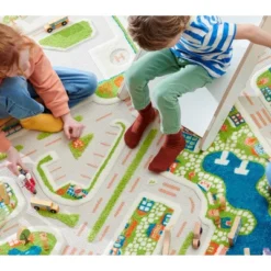 52.5"x71" Mini City 3D Play Rug - IVI -Kids Furniture Shop GUEST d6d8b177 b673 43b6 9f7e 22672092774c