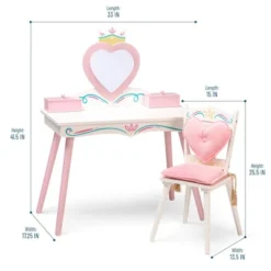 Princess Vanity Table And Chair Set - WildKin -Kids Furniture Shop GUEST d6dd463c 2ed1 4552 923f ade83f386cff