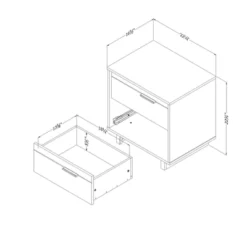 Fynn 2-Drawer Nightstand - South Shore -Kids Furniture Shop GUEST d708e8bd c00e 468d b3a0 26985a85732e