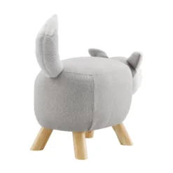 Fifer The Fox Stool Gray - Powell -Kids Furniture Shop GUEST d7e1a54b a3d3 42f5 9666 16433a57bc10