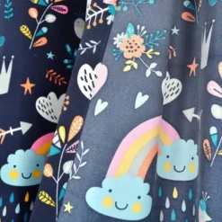 84"x52" Set Of 2 Unicorn Heart Window Curtain Panels - Lush Décor -Kids Furniture Shop GUEST d7f7f132 3fc1 49ca 83c4 a001e277ebd2