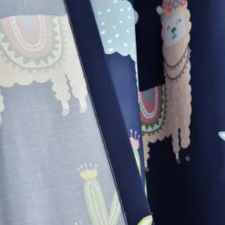 52"x84" Make A Wish Southwest Llama Cactus Window Curtain Panels Set - Lush Décor -Kids Furniture Shop GUEST ded7c023 2efd 42ee a2b1 4ab8f6b9e60d