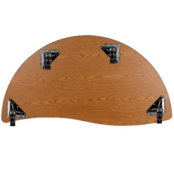 Emma And Oliver Mobile 60" Half Circle Wave Collaborative Grey Adjustable Height Activity Table -Kids Furniture Shop GUEST e12fc947 4df9 443e b36d 4ada3ac426ec