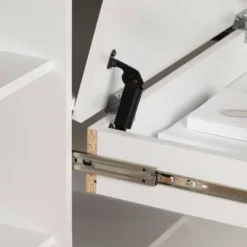 Twin Tiara Loft Bed With Desk Pure White - South Shore -Kids Furniture Shop GUEST e172712f b9e9 453b 921d c99a197e45ca