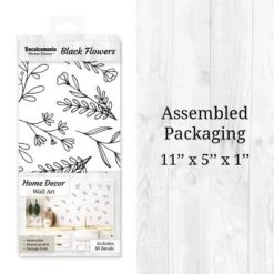 Black Flowers Wall Decor - Decalcomania -Kids Furniture Shop GUEST e205af94 b34c 4d80 a40d b03af8898a61