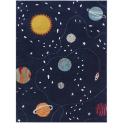 Space Explorer Kids' Rug Blue - Balta Rugs -Kids Furniture Shop GUEST eaffcbc6 5935 4fa4 beae 069a11573d1e
