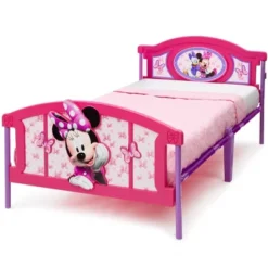 Twin Disney Minnie Mouse Plastic 3D Bed - Delta Children -Kids Furniture Shop GUEST ee47be2a 3ae9 45a6 870f 3481fee05f54
