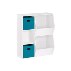 3pc Kids' Floor Cabinet With 2 Bins Set - RiverRidge Home -Kids Furniture Shop GUEST eebb8edb 8c74 4a76 b2b3 69a0a4d47922