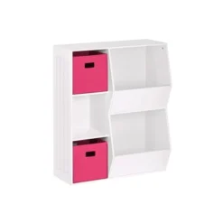3pc Kids' Floor Cabinet With 2 Bins Set - RiverRidge Home -Kids Furniture Shop GUEST f0501c34 752d 48bd 90e0 de3f1af6f4b7