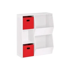 3pc Kids' Floor Cabinet With 2 Bins Set - RiverRidge Home -Kids Furniture Shop GUEST f0831907 ba5e 463c a41e 55cbe12a14d2