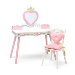 Princess Vanity Table And Chair Set - WildKin -Kids Furniture Shop GUEST f267f55f 6f5e 4a4f abdb 93b8d43fadc4