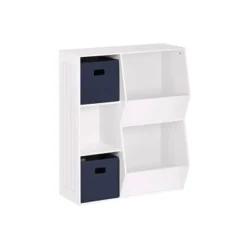 3pc Kids' Floor Cabinet With 2 Bins Set - RiverRidge Home -Kids Furniture Shop GUEST f7ac1494 5fd6 426b 8998 9cfe4392d8af