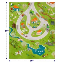 39"x59" Farm 3D Play Rug - IVI