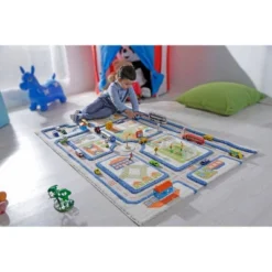 39"x59" Traffic Blue 3D Play Rug - IVI -Kids Furniture Shop GUEST fc8c96f7 2fd3 4d8d 988a 79e5b3055c31