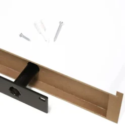 24" Floating Shelf With Lip For Kids' Room White - InPlace -Kids Furniture Shop GUEST fd453bc6 1bc4 4294 b703 5d3fb710c5f6